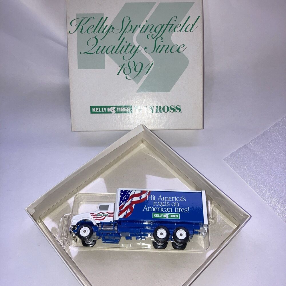 Winross Kelly Tires Springfield 1/64 Scale Vintage Straight Truck Van New In Box